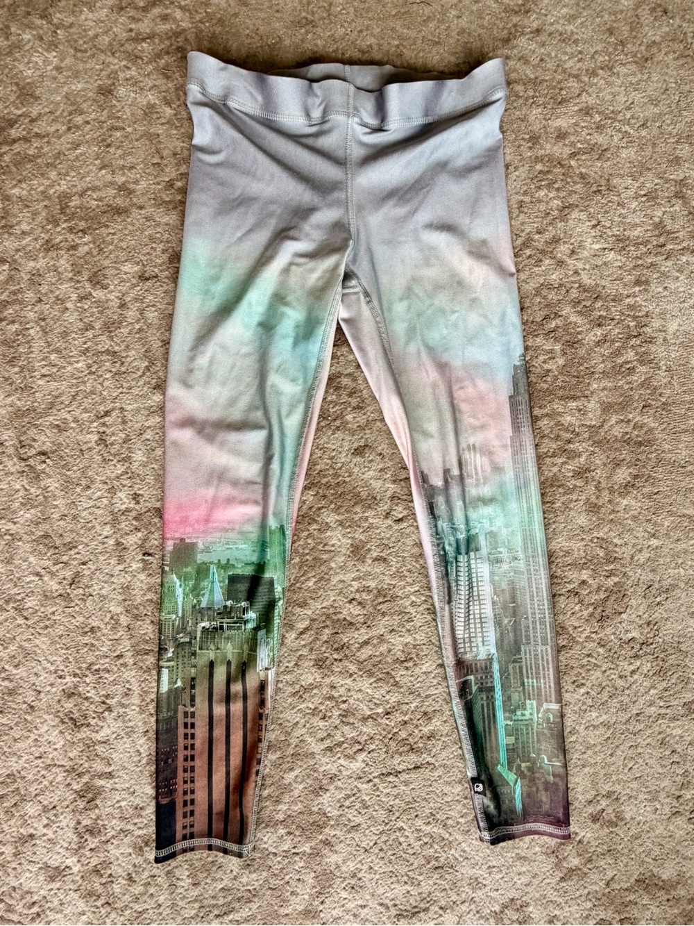 Vintage 2016 NYC Skyline Leggings by Terez - Empire State Bldng, Limited Edition